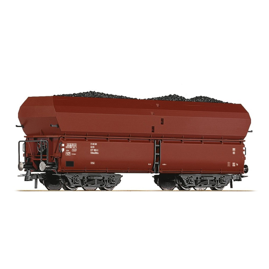 Wagon towarowy samowyładowczy z węglem Roco 56333 H0